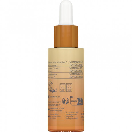 LAVERA Glow By Nature Vitamin C Boost Serum, 30 ml, Лавера Сыворотка для лица с витамином C, гиалуроновая кислота, антиоксидантная защита, 30 мл