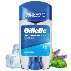 GILLETTE Antitranspirant Deostick Clear Gel Cool Wave, 70 ml, Джилетт Гелевый антиперспирант Cool Wave, 70 мл