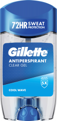 GILLETTE Antitranspirant Deostick Clear Gel Cool Wave, 70 ml, Джилетт Гелевый антиперспирант Cool Wave, 70 мл