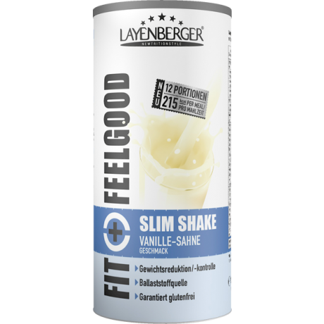 Layenberger Fit+Feelgood Slim Shake Vanille-Sahne Geschmack,  Стройная диета Порошок Ваниль, 396 г