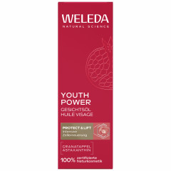 WELEDA Youth Power Gesichtsoel Granatapfel, 30 ml, Антивозрастное масло для лица Youth Power с гранатом, астаксантином и семью органическими маслами, 30 мл