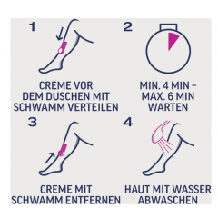 Veet Dusch-Haarentfernungs-Creme trockene Haut Крем для удаления волос в душе для сухой кожи 150мл