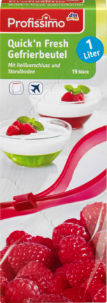 Profissimo Quick'n  Fresh пакеты для заморозки 1l, 15 шт