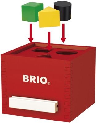 BRIO Rote Sortier-Box Красный сортировочный ящик