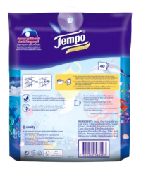 Tempo Feuchtes Toilettenpapier Sanft &amp; Sensitiv Komfortbeutel, 40 St, Темпо Влажная туалетная бумага для нежной и чувствительной кожи, 40 шт.