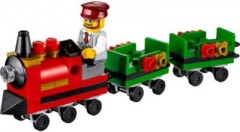 LEGO Weihnachtsbahn Reise Путешествие на рождественском поезде