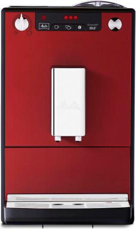 Melitta Melitta Kaffeevollautomat Solo E950-204, chili-red, Perfekt fur Cafe creme  Espresso, nur 20cm breit  Полностью автоматическая кофемашина Melitta Solo E950-204, чили-красный, идеально подходит для приготовления крем-эспрессо в кафе, ширина всего 2
