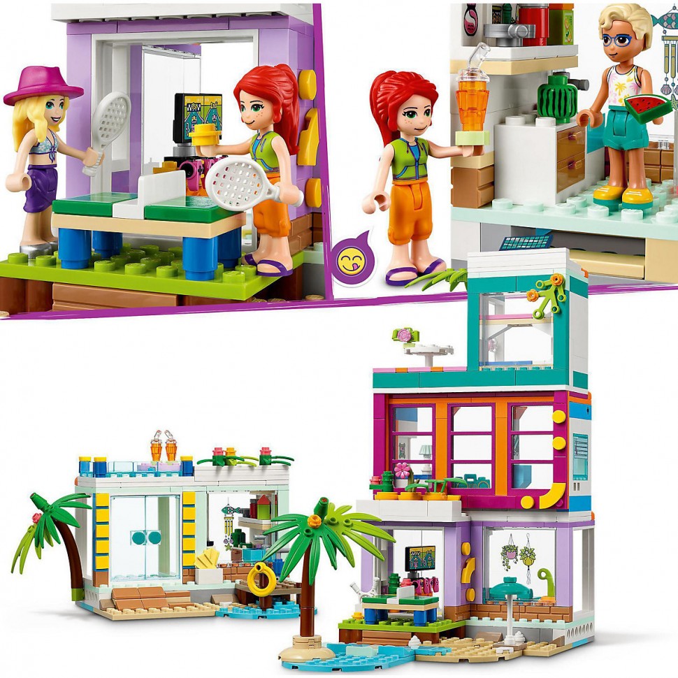 Купить LEGO Friends 41709 Ferienhaus am Strand ЛЕГО Пляжный дом для отдыха  в интернет-магазине Diskontshop.eu Германия всего за 11 409 руб. в