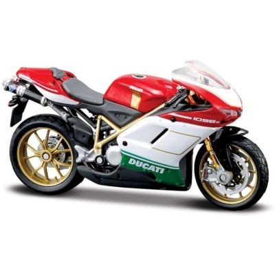 Maisto Modellmotorrad Ducati 1098 Tricolore (rot-weiss-grun Модель мотоцикла Ducati 1098 Tricolore (красно-бело-зеленый