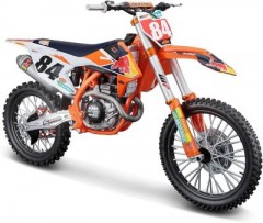 Maisto Modellmotorrad KTM Supercross 450 SX-F 18 Jeffrey Herlings (Massstab 1:6) Модель мотоцикла KTM Supercross 450 SX-F 18 Jeffrey Herlings (масштаб 1:6)