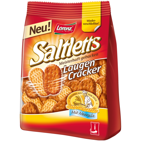 Lorenz Saltletts Laugencracker Крекер с солью 150г