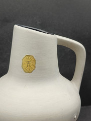 Кувшин винтажный Eckhardt Keramik с черно-красным основанием, керамика, 19 см, Германия, 1970-80гг.