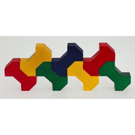 SINASPIELZEUG Holzspielzeug Bausteinspiel BONE Деревянная игрушка строительный блок BONE