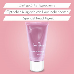 JEAN D'ARCEL creme de jour teintee no. 1 light CAVIAR getonte Tagescreme lasst die Haut naturlich und frisch erstrahlen  creme de jour teintee № 1 светлый CAVIAR тональный дневной крем придает коже естественное и свежее сияние