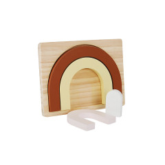 Fruherziehungsspielzeug zur Formerkennung fur Kinder Bogen Ранняя обучающая игрушка для распознавания форм для детей Arch