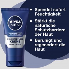Nivea Men Protect &amp; Care Gesichtspflege Creme  Крем для лица Men Protect &amp;amp; Care