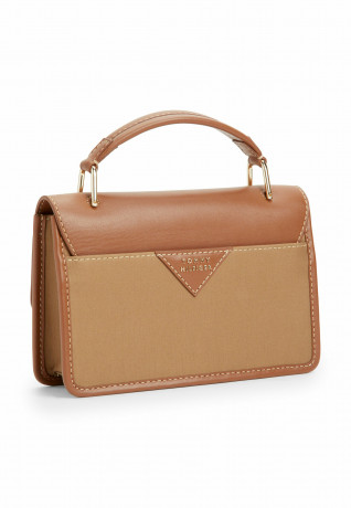 Tommy Hilfiger PUSH LOCK FLAP CROSSOVER  Briefcase cognac PUSH LOCK FLAP CROSSOVER Портфель коньяк
