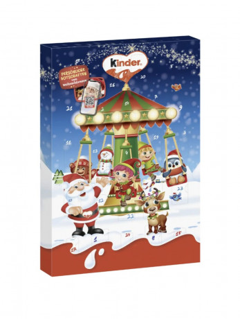  Ferrero Kinder Mix 2025 Adventskalender, Киндер адвент-календарь, 24 сладких сюрприза, 151 грамм