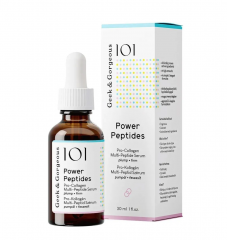 Geek & Gorgeous 101 Power Peptides, Сыворотка для лица с пептидами, упругость и разглаживание кожи, 30 мл
