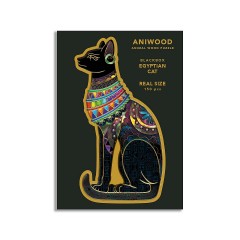 ANIWOOD Holz-Puzzle Agyptische Katze M (150 Teile) Деревянный пазл Египетский кот М (150 деталей)
