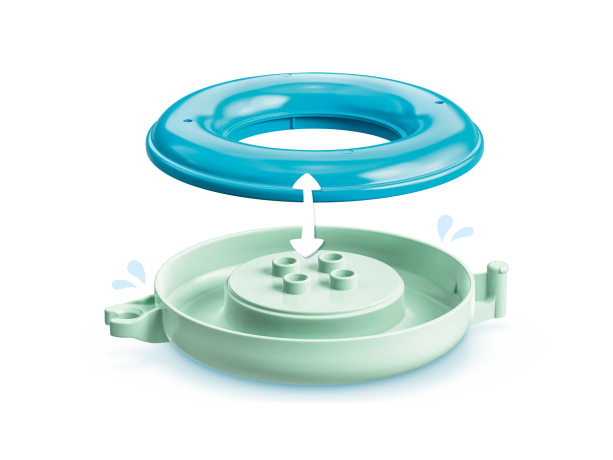 Lego Badewannenspass: Schwimmender Tierzug Веселье в ванне: плавучий поезд с животными