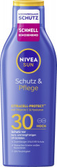 NIVEA SUN Schutz &amp; Pflege Sonnenlotion LSF 30, 200 ml, Нивеа Солнцезащитный лосьон SPF 30, CitraCell Protect, витамин C и гиалурон, водостойкий, 200 мл