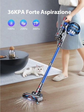 Buture Buture Akku-Hand-und Stielstaubsauger, 450,00 W, Beutellos, 33000 Pa Starke Saugleistung Staubsauger Kabelloser Staubsauger2200mAh  Беспроводной ручной пылесос Buture, 450,00 Вт, без мешка, 33000 Па, сильная всасывающая способность, беспроводной пы