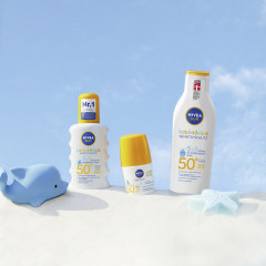 NIVEA SUN Babies &amp; Kids Sensitiv Sonnenroller LSF 50+, 50 ml, Нивеа Детский солнцезащитный ролик, SPF 50+, для чувствительной кожи, удобное нанесение, 50 мл
