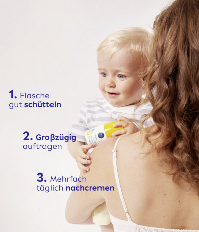 NIVEA SUN Babies & Kids Sensitiv Sonnenroller LSF 50+, 50 ml, Нивеа Детский солнцезащитный ролик, SPF 50+, для чувствительной кожи, удобное нанесение, 50 мл
