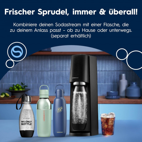 Sodastream drink mix Pepsi Zero 440ml x 4st, Сироп для газированной воды, без сахара, концентрат напитка со вкусом Pepsi, набор 4 шт х 440 мл