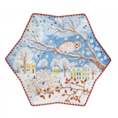 Hutschenreuther Hutschenreuther Sammeledition 2022 Weihnachtsabend Sternschale 34 cm Коллекционное издание Hutschenreuther 2022 Рождественская чаша со звездой 34 см