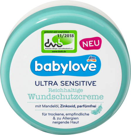 babylove Wundschutzcreme ultra sensitive, 150 ml Средство против раздражения кожи ребёнка крем, 150 мл
