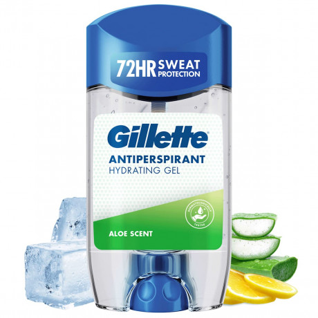 GILLETTE Antitranspirant Deostick Hydrating Gel Aloe Scent, 70 ml, Джилетт Увлажняющий гелевый антиперспирант Aloe Scent, 70 мл