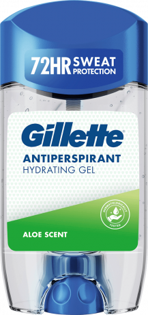 GILLETTE Antitranspirant Deostick Hydrating Gel Aloe Scent, 70 ml, Джилетт Увлажняющий гелевый антиперспирант Aloe Scent, 70 мл