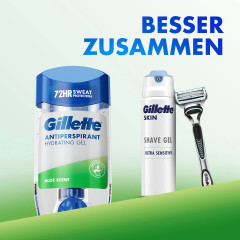 GILLETTE Antitranspirant Deostick Hydrating Gel Aloe Scent, 70 ml, Джилетт Увлажняющий гелевый антиперспирант Aloe Scent, 70 мл