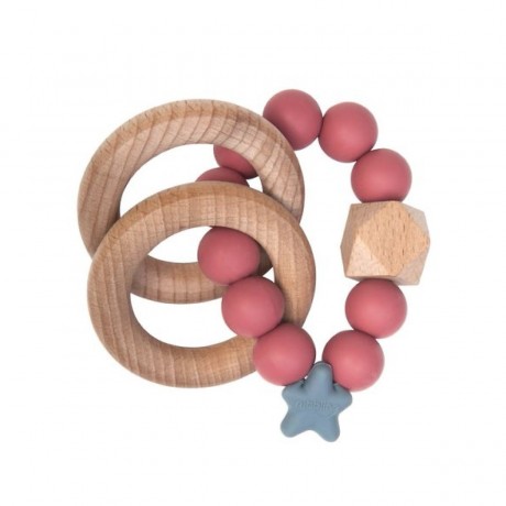 nibbling Beiss- und Rasselringe Stellar Pomegranate Кольца Stellar Pomegranate для прорезывания зубов и погремушки