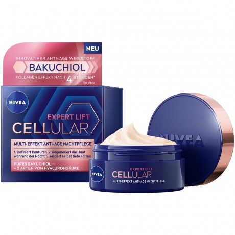Nivea Cellular Expert Lift Multi Effekt Anti-Age Nachtpflege  Cellular Expert Lift Многоцелевой антивозрастной ночной крем