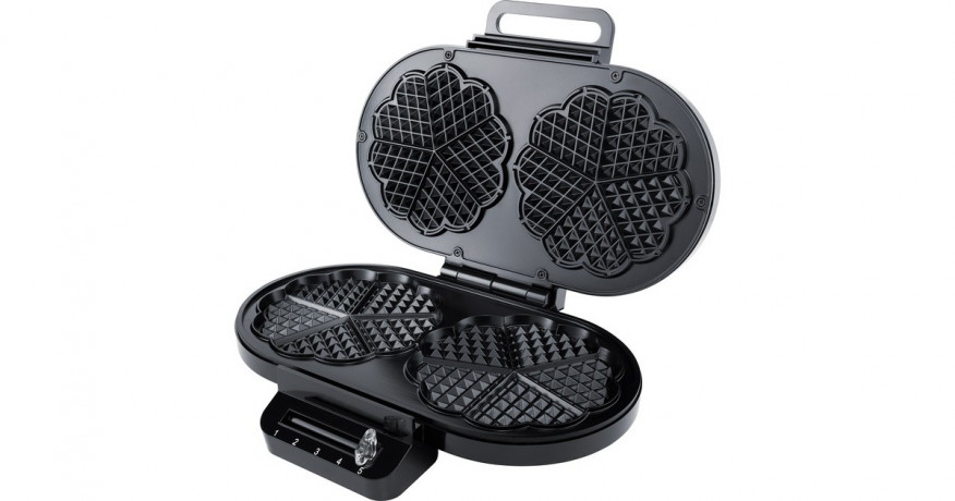 Steba Steba Doppel-Waffeleisen WE 2 schwarz, 1.400 Watt  schwarz Двойная вафельница Steba WE 2 черная, 1400 Вт
