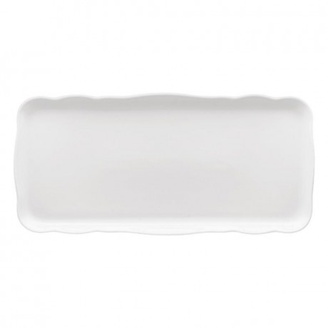 Hutschenreuther Hutschenreuther Maria Theresia Weiss Kuchenplatte rechteckig 33 x 15,5 cm Hutschenreuther Maria Theresia Weiss прямоугольная тарелка для торта 33 x 15,5 см