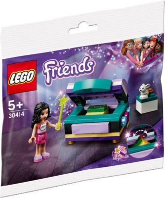 LEGO Friends 3er Set: 30413 Blumenwagen - Polybag + 30414 Emmas Zaubertruhe - Polybag + 30411 Pralinenschachtel Blume - Polybag Набор друзей из 3 штук: 30413 цветочная тележка - полиэтиленовый пакет + 30414 Волшебный сундук Эммы - полиэтиленовый пакет +