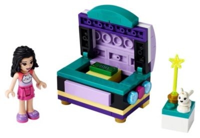 LEGO Friends 3er Set: 30413 Blumenwagen - Polybag + 30414 Emmas Zaubertruhe - Polybag + 30411 Pralinenschachtel Blume - Polybag Набор друзей из 3 штук: 30413 цветочная тележка - полиэтиленовый пакет + 30414 Волшебный сундук Эммы - полиэтиленовый пакет +