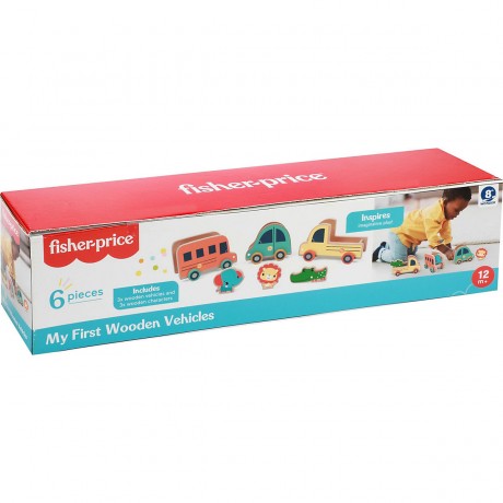 FISHER-PRICE Meine ersten Holz-Fahrzeuge FISHER-PRICE Мои первые деревянные автомобили