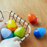 HABA Musical Eggs, HABA музыкальные яйца для детей, 5 шт, развивающие погремушки для слуха и моторики, деревянные музыкальные инструменты