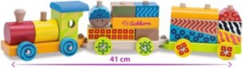 Eichhorn Color Holzzug Цветной деревянный поезд