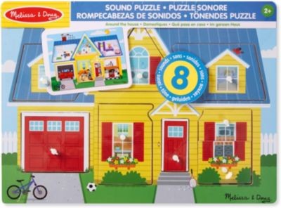 Melissa Doug Soundpuzzle aus Holz Деревянный звуковой пазл