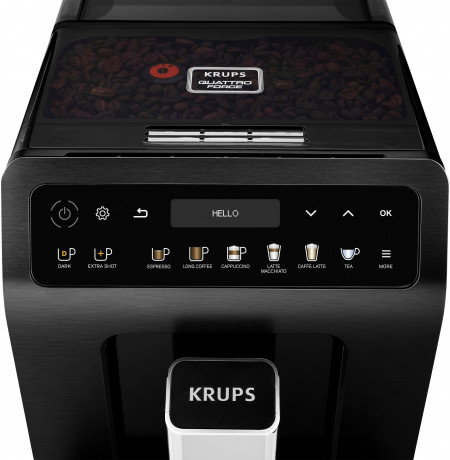 Krups Krups Kaffeevollautomat EA8948 Evidence Plus, vielfaltige Kaffee-Spezialitaten auf Knopfdruck, einfache Bedienung dank innovativem Farbdisplay  Полностью автоматическая кофемашина Krups EA8948 Evidence Plus: разнообразие кофейных напитков одним нажа