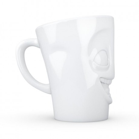 Fiftyeight Products TV Tassen Henkeltasse weiss witzig 0,35 L Чашка TV кружка с ручкой белая забавная 0,35 л