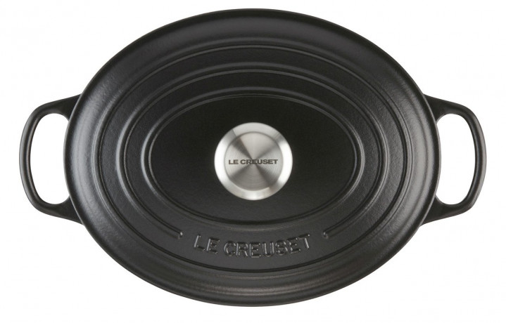 Le Creuset LE CREUSET Br\u00e4ter oval 29 cm Schwarz SIGNATURE schwarz LE CREUSET Br>4ter овал 29 см черный SIGNATURE