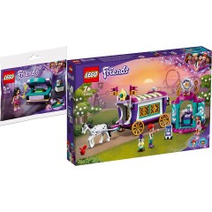 Friends 2er Set: 30414 Emmas Zaubertruhe - Polybag + 41688 Magischer Wohnwagen, ЛЕГО Волшебная шкатулка Эммы+Волшебный караван