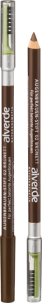 alverde NATURKOSMETIK Augenbrauenstift Braun 02 Натуральный Карандаш для бровей с пчелиным воском, миндальным и кунжутным маслом Braun 02, 1,1 г
